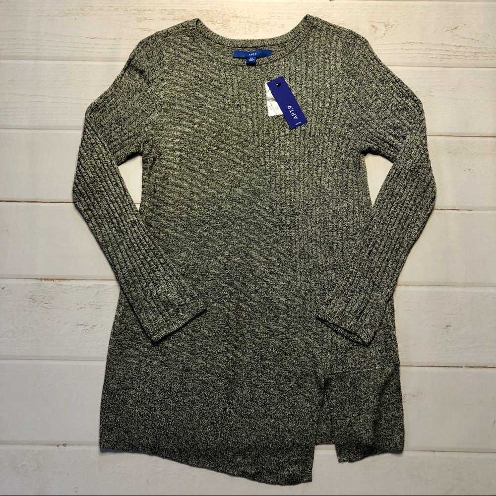 NWT - Apt 9 - Heathered Black Sweater - PSmall